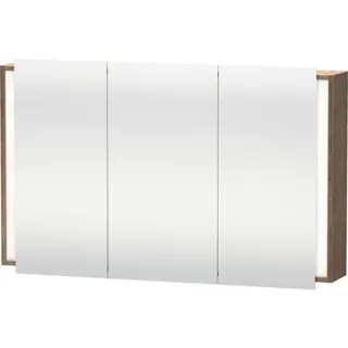 Duravit Ketho Spiegelschrank 7533, 1 Doppelspiegeltür und 1 Spiegeltür, 1200mm, KT753307373, Farbe: Tessiner Kirschbaum