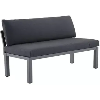 Sunfun Maja Loungesofa  (L x B x H: 140 x 67 x 65 cm, Night-Grey)
