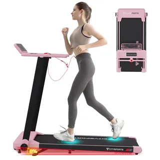 RCB CITYSPORTS Laufband WP9, Klappbares Laufband bis 12 km/ h APP walking pad - schwarz