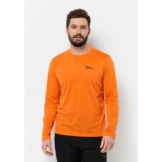 Jack Wolfskin Rundhalspullover »SKY THERMAL L/S M«, Gr. S (48), blood-orange, , 99302757-S