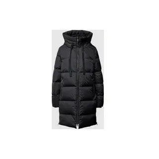 Steppmantel mit Zweiwege-Reißverschluss, Black, 42