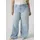 Weite Jeans PL LEG Damen Gr 14 46 Länge 34 blau tall water plus Denim/Jeans Obermaterial 80 Baumwolle 19 Polyester 1 Elasthan unifarben weit knöchellang Jeans im Five-Pocket Style