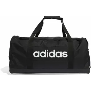 adidas Linear Duffelbag Black / Black / White M