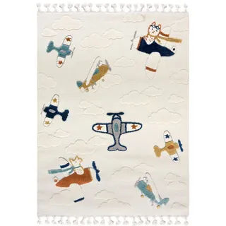 mazovia Kinderteppich 160 x 230 cm Creme