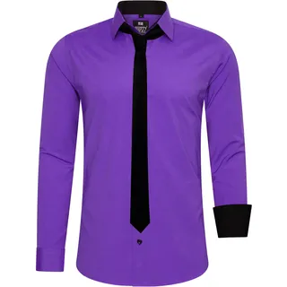 RUSTY NEAL Langarmhemd lila XL