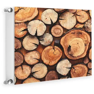 Magnet Heizkörperverkleidung Heizkörperabdeckung 60 x 60cm Holz