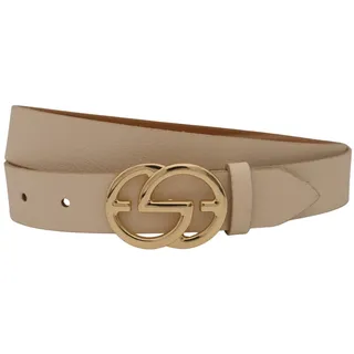 AnnaMatoni Damengürtel Leder beige 110