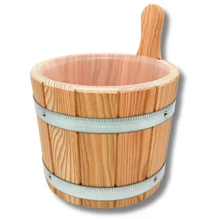 blumenberg gmbh Sauna-Aufgusskübel Lärche 5 Liter