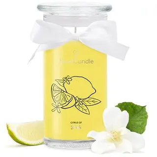 Juwelkerze Duftkerze mit Ohrringen "Citrus of Sicily" - 400 g