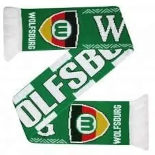 Wolfsburg | Fußball Fan Schal | Premium Acryl Strick - L