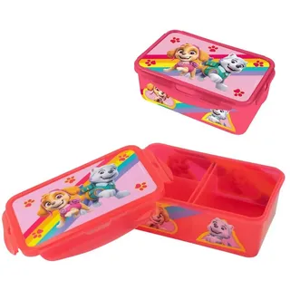 PAW PATROL Lunchbox Brotdose mit Einsätzen Paw Patrol Lunch to Go Kinder Vesper-Dose rosa