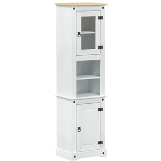 vidaXL Badezimmerschrank 50 x 185 x 40 cm Weiß