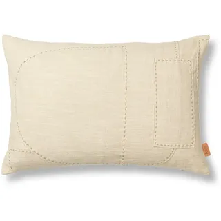 Ferm Living - Darn Kissen, 40 x 60 cm, natur