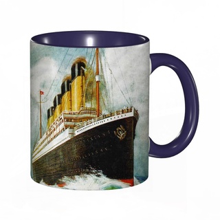 Tasse Keramik Suike Luxury Vintage Ocean Rms Titanic Kaffeetassen Große 330ml Mit Henkel 100% Handbemalt Trinkgläser Mit Griff Personalisierte Geschenk