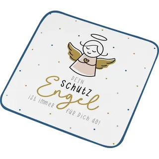 GRUSS & CO Zauberhandtuch Dein Schutzengel | kleines Handtuch, Gästehandtuch, in Form gepresst, 30 cmx 30 cm, Baumwolle | Geschenk, lustige Überraschung | 74413