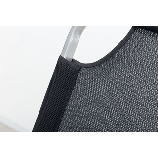 Trendline De Luxe XL Dreibeinliege 214 x 70 x 45 cm schwarz