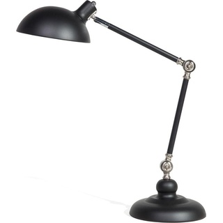 Beliani, Tischlampe, Schreibtischlampe schwarz 80 cm rund MERAMEC