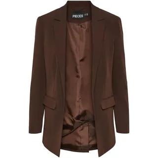 Pieces Bossy Loose Blazer - Chicory Coffee - M