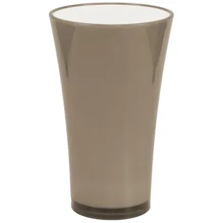 Floristik24 Vase „Fizzy“ Ø16cm H27cm Platingrau Blumenvase Dekoration Kunststoff