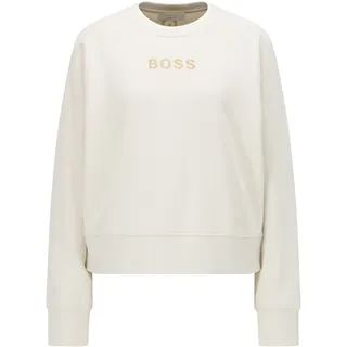 BOSS Damen C_ELia_Goud Sweatshirt, Open White118, M EU - M