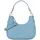 Hobo Bag Schultertasche Synthetik Light Blue