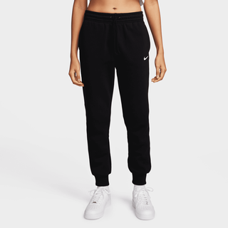 Nike Sportswear Phoenix Fleece Damen-Trainingshose mit mittelhohem Bund - Schwarz, XS (EU 32-34)
