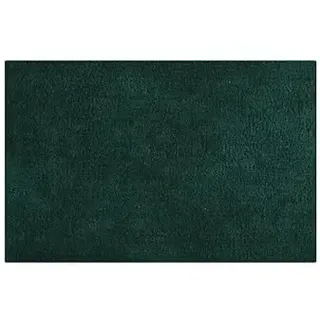 MSV – Badematte aus Baumwolle – 45 x 70 cm – Dunkelgrün – Komfortables Fleece – Hervorragende Saugfähigkeit – Elegantes Badezimmerdesign – Pflegeleicht – Maschinenwaschbar