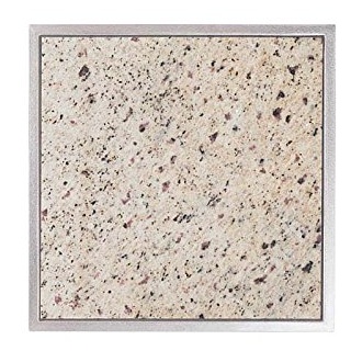 Granitfeld mit Edelstahlrahmen Granitplatte Granit