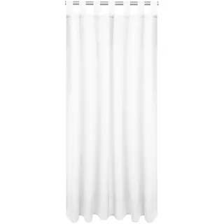 BestLivings Dekoschal Ellen Schlaufen, 140x175 cm - weiß
