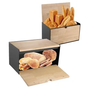 Klausberg Brotkasten Holz Beige