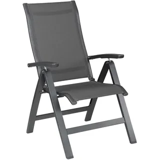2er Set Kettler Altura Multipositionssessel Aluminium/Anthrazit - Anthrazit