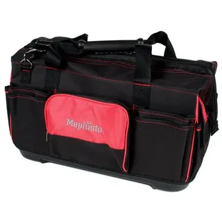 Mephisto Werkzeugtasche Echo Schultergurt mit Polster aus Hochwertigem 600D Polyester wasserdichte PVC-Beschichtung Stabile Bodenschale,