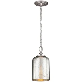 Elstead Lighting Hängeleuchte Hounslow, Edelstahl, Metall, 48.3 cm, RoHS, Lampen & Leuchten, Innenbeleuchtung, Leuchten nach Räumen, Esstischlampen