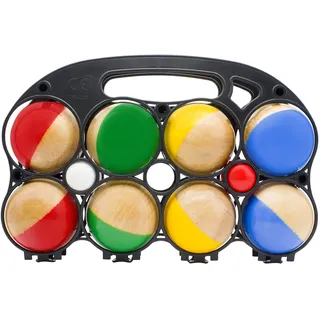 Gico Boccia Spiel aus Massivholz, 8 Kugeln, Durchmesser 7 cm -Made in EU- 3011