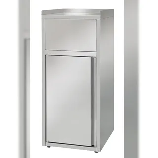 Skyrainbow Push-Mülleimer 60 l Weiß
