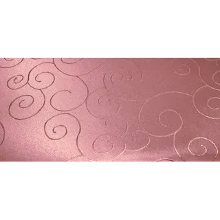 Unbekannt Mitteldecke Tischdecke eckig 90x90 cm Struktur damast Circle bügelfrei fleckenabweisend #1237 (Altrosa)