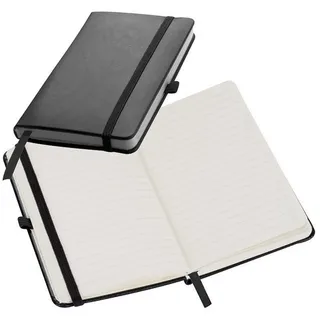 MacMa Notizbuch DIN A6 160 Seiten Schwarz