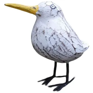 Deko-Impression Dekofigur Freistehende Möwe, frech, witzig maritime Deko Holz 15 (1 St)