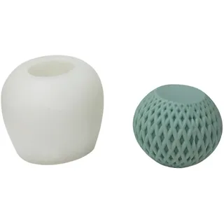 Kerzen-Silikonform Runde Kugel, Kleine Gitterkugel, Silikonform Für Aromatherapiekerzen, Runde Kugelkerzenform – Laternenform