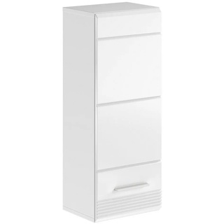 Newroom Hängeschrank Floyd Hängeschrank Weiß Hochglanz Modern Badschrank Wandschrank Bad