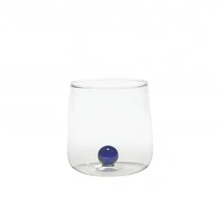 Borosilikatglas Bilia Tumbler Zafferano 6er-Set, Farbe Blau