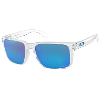 Oakley Holbrook XL, Sonnenbrille Prizm Polarized - Transparent Blau/Violett-Verspiegelt