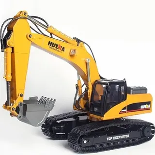 RC Huina 1580 V4 Vollmetall Bagger 1:14 23 Kanal mit Sound Huina 1580 Metallbagger