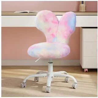 Woltu Drehstuhl Metall Rosa