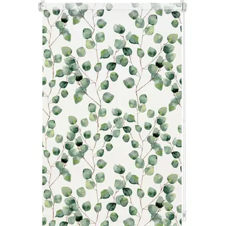 GARDINIA Easyfix Rollo Digiprint 110 x 150 cm grün/weiß
