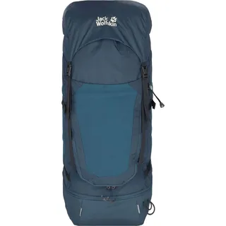 Jack Wolfskin Highland Trail, Oben, Blau, Männlich, Polyamid, Polyester, Untere Tasche, Fronttasche, 55 l - Dunkelblau