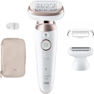Braun Silk-épil 9 Flex 9-030 3D SensoSmart Wet&Dry Epelierer weiß/ rosegold