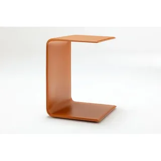 Rolf Benz Beistelltisch 940-105 Leder Braun Cognac 45 cm