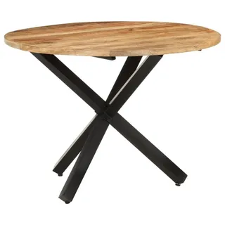 vidaXL Esstisch Rund 100 x 75 cm braun
