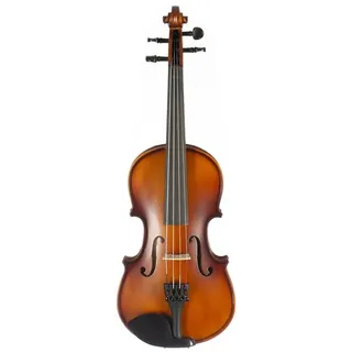 FAME Violine, FVN-110 Violine 1/4 Massiver Ahornkorpus Fichtendecke Ebenholzgriffbrett Carbon-Saitenhalter Inklusive Brasilholz-Bogen und Etui, Violinen / Geigen, Akustische Violinen, FVN-110 Violine, 1/4 Violine, Massiver Ahornkorpus